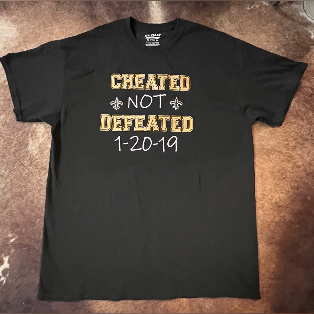 New Orleans Saints "Cheated Not Defeated" Tee